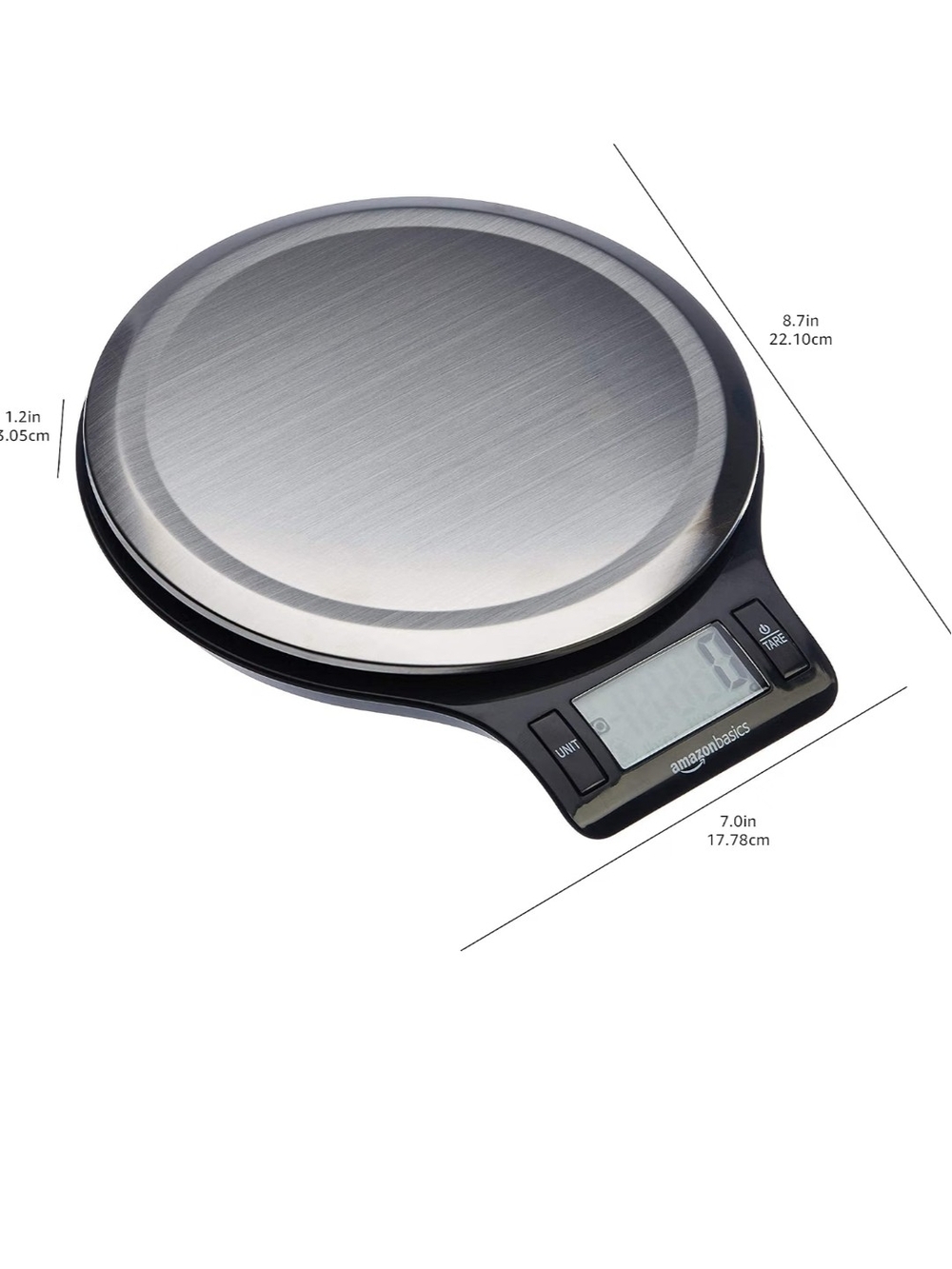 Digital Kitchen Scale - Black - Picture 2 of 4